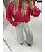 GUUS Fashion T-shirt striped LM Fuchsia