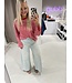 GUUS Fashion T-shirt striped LM Red
