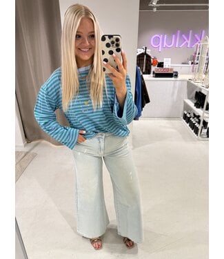 GUUS Fashion Jurk cotton gauze lm blue