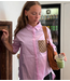 Attire Blouse designer zakje divers roze