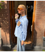 Attire Blouse designer zakje divers blauw