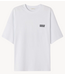American Vintage T-shirt  Fizvalley White rugtekst