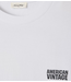 American Vintage T-shirt  Fizvalley White rugtekst