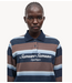 Samsøe Samsøe Top SADORY LS POLO 15885 BROWN BLUE ST.