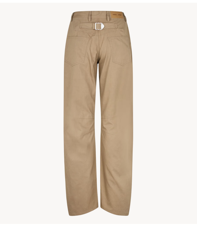 Samsøe Samsøe Broek SAHARPO TROUSERS 16179 LEAD GRAY
