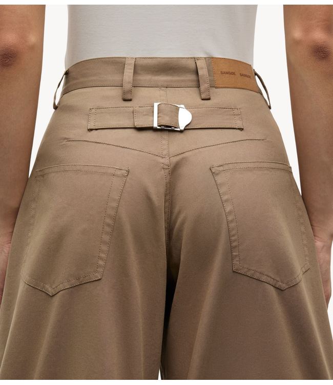 Samsøe Samsøe Broek SAHARPO TROUSERS 16179 LEAD GRAY