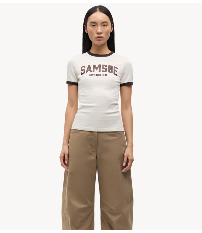 Samsøe Samsøe Broek SAHARPO TROUSERS 16179 LEAD GRAY