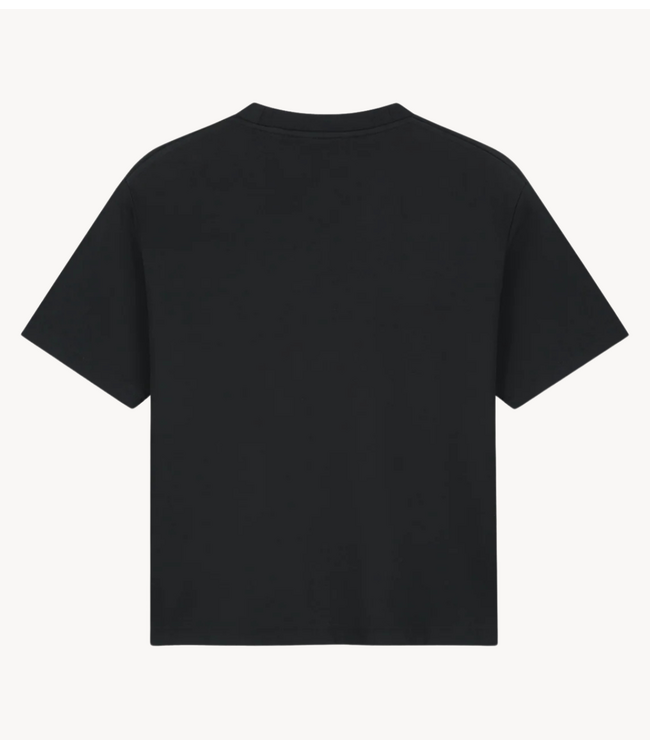 OLAF T-shirt WMN RETRO LOGO BOXY TEE BLACK