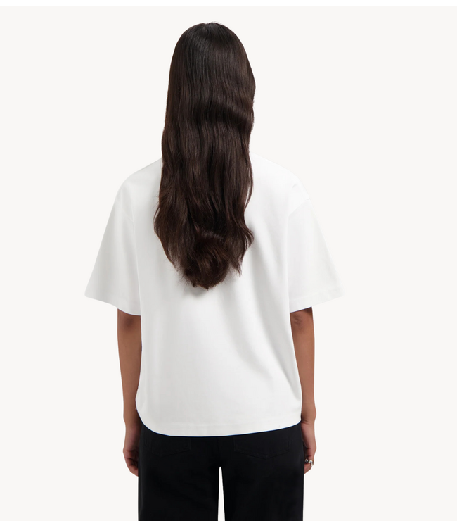 OLAF T-shirt WMN RETRO LOGO BOXY TEE OPTICAL WHITE