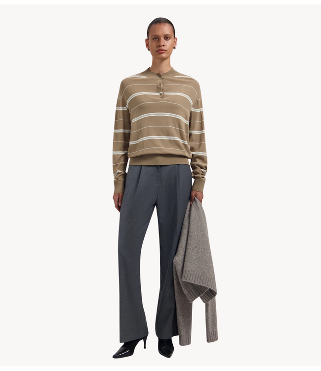 OLAF Broek WOOL TAILORED TROUSERS SHARKSKIN