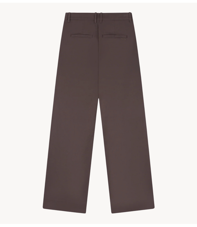 OLAF Broek TAILORED TROUSERS CHOCOLATE PLUM