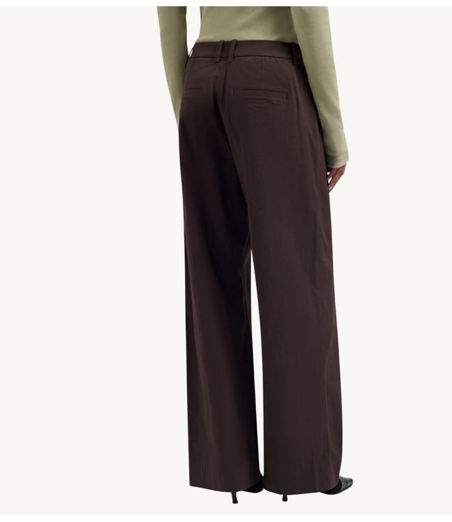 OLAF Broek TAILORED TROUSERS CHOCOLATE PLUM