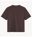 OLAF T-shirt RETRO LOGO BOXY TEE CHOCOLATE PLUM