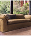HKLIVING Bank Nomad couch: 244cm, linen, burnt ochre