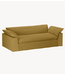 HKLIVING Bank Nomad couch: 244cm, linen, burnt ochre