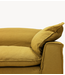 HKLIVING Bank Nomad couch: 244cm, linen, burnt ochre