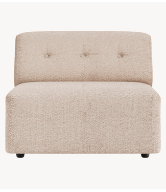 HKLIVING Bank vint couch: element middle, boucle, taupe