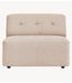 HKLIVING Bank vint couch: element middle, boucle, taupe