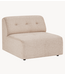 HKLIVING Bank vint couch: element middle, boucle, taupe