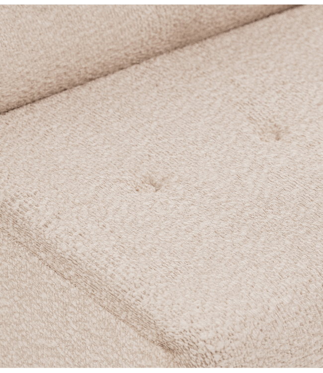 HKLIVING Bank vint couch: element middle, boucle, taupe