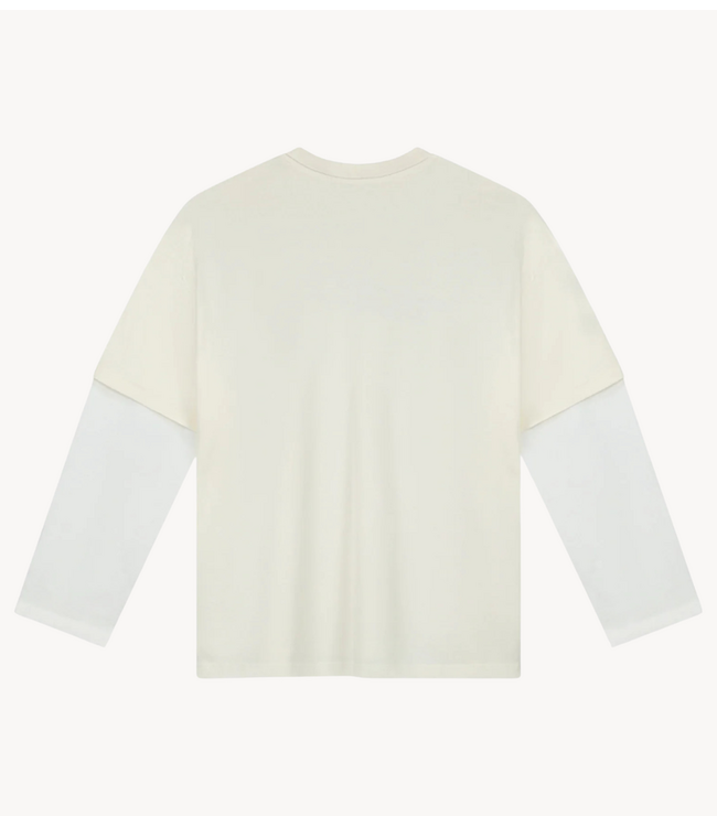 Stieglitz Shirt Milano Skate Double Longsleeve Off white