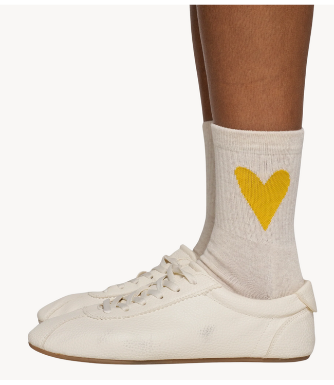 10DAYS Sokken socks heart soft white melee