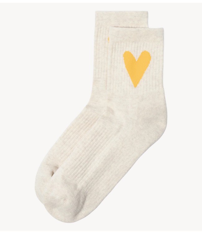 10DAYS Sokken socks heart soft white melee