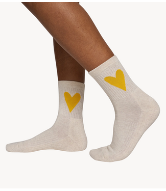 10DAYS Sokken socks heart soft white melee