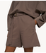 10DAYS Broek belted shorts fleece moonrock