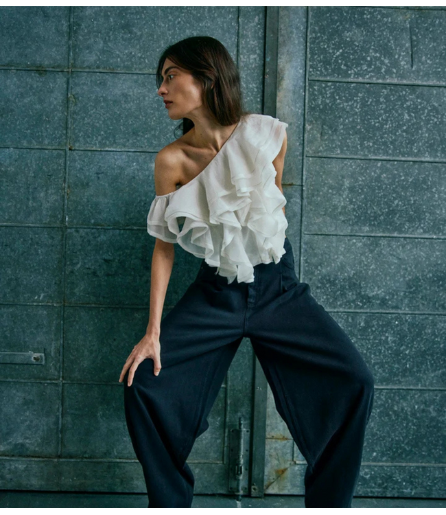 Copenhagen Muse Top CMTILLY-BLOUSE JET STREAM
