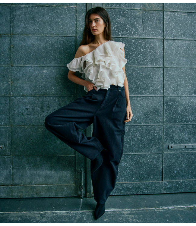 Copenhagen Muse Top CMTILLY-BLOUSE JET STREAM