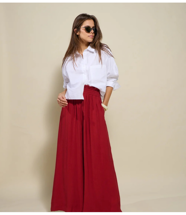 OU. Top Blouse Éclat blanche