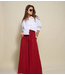 OU. Top Blouse Éclat blanche