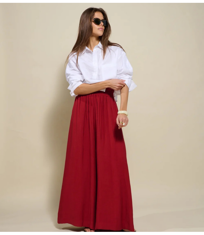 OU. Top Blouse Éclat blanche