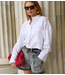 OU. Top Blouse Éclat blanche