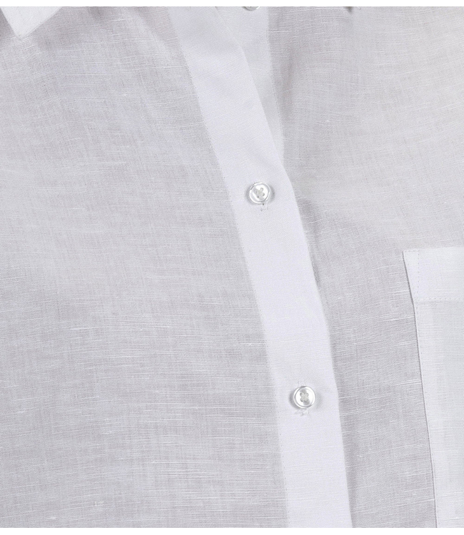 OU. Top Blouse Éclat blanche