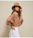 OU. Blouse Top Champe Paisley