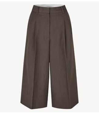 Second Female Broek  Riese Shorts Dark Brown Melange