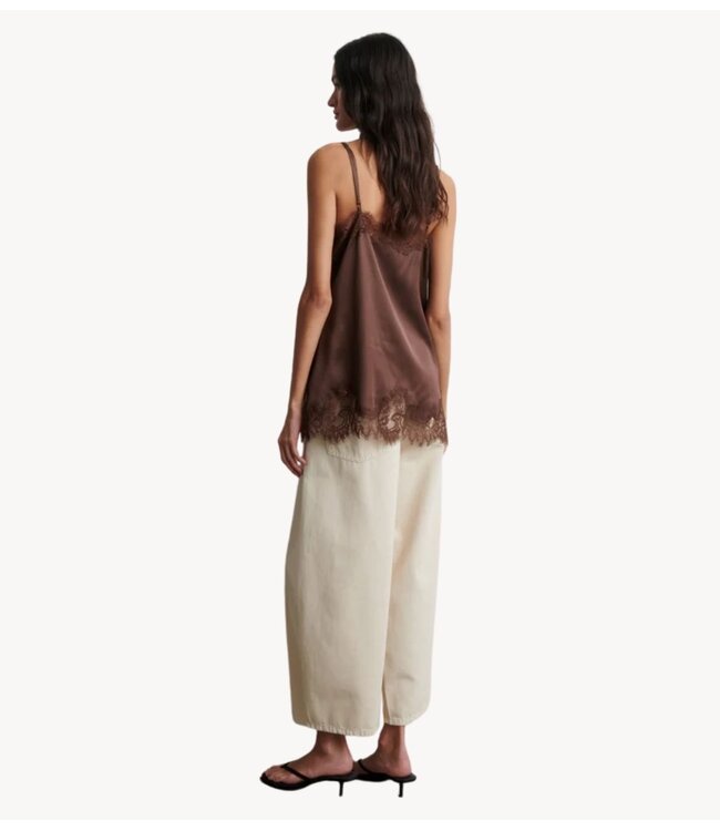 Second Female Top  Laceria Lace Strap Top Carafe