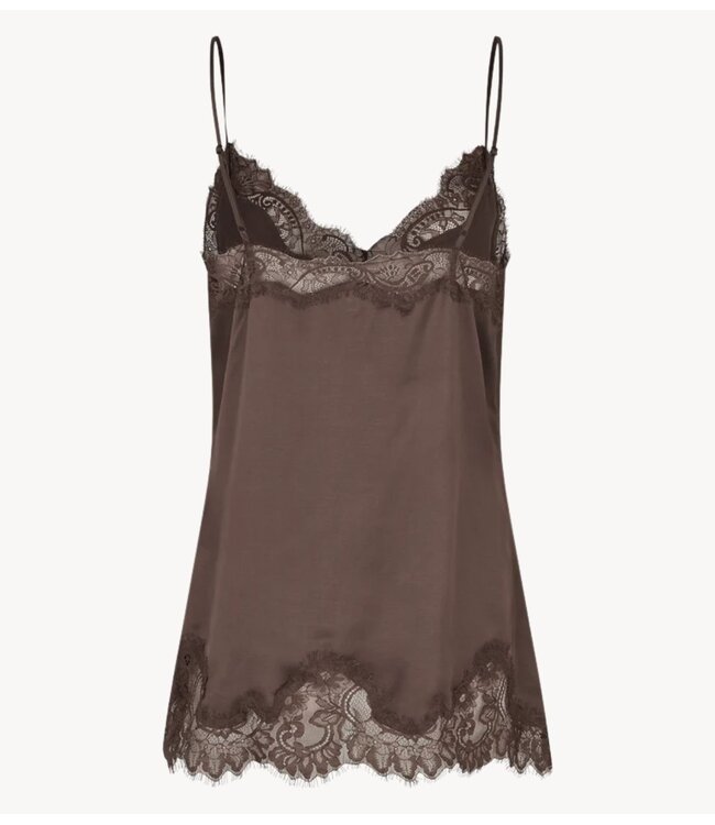 Second Female Top  Laceria Lace Strap Top Carafe