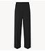 Selected Broek SLWEMMA-TARA MW WIDE PANT NOOS Black