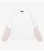 Refined Department Top ladies knitted t-shirt blouse sleeve DEVON off white