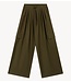 Refined Department Broek ladies woven wide leg cargo pants MILA army