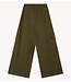 Refined Department Broek ladies woven wide leg cargo pants MILA army