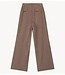 Refined Department Broek ladies woven check wide leg pants PUCK check