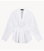 Refined Department Blouse ladies woven taillered blouse GUUSJE white
