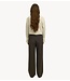 Selected Broek SLWRITA MW WIDE PANT MEL NOOS Delicioso