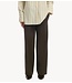 Selected Broek SLWRITA MW WIDE PANT MEL NOOS Delicioso