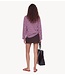 EDITED Shirt Verlee Longsleeve Stripes: Black Coffee, Lavender Crystal, Egret