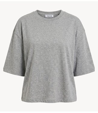 EDITED T-shirt Enzo T-Shirt Grey Melange